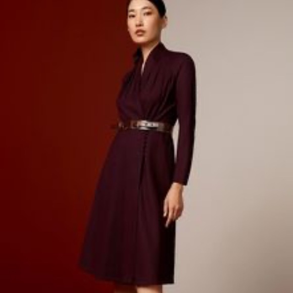 The Fold Dresses & Skirts - The Fold Battersea Plum Dress Size 2